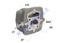 Motociklo variklio galvutė oras 230- 250cc MTL250 MOTOLAND YINXIANG SHINERAY var. tipas 165FMM166FMM167FMM 169FMM