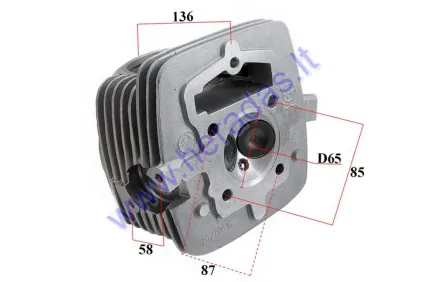 Cylinder head for motorcycle 230-250 cc air-cooled MTL250 MOTOLAND YINXIANG SHINERAY engine type 165FMM166FMM167FMM 169FMM