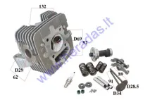 Motociklo variklio galvutė oras 250cc MTL250 MOTOLAND YINXIANG SHINERAY var. tipas 169FMM D69