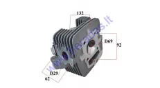 Motociklo variklio galvutė oras 250cc MTL250 MOTOLAND YINXIANG SHINERAY var. tipas 169FMM D69