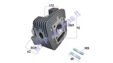 Motociklo variklio galvutė oras 250cc MTL250 MOTOLAND YINXIANG SHINERAY var. tipas 169FMM D69