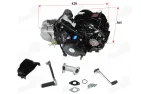 Motociklo variklis 125cc , 4 bėgiai, mechaninė greičių dėžė, aušinamas oru, elektrinis starteris 154FMI