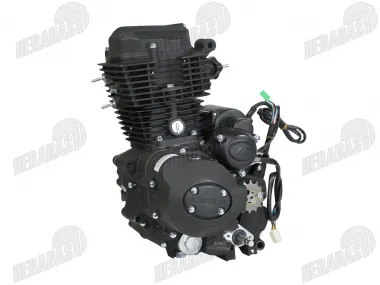 Motociklo variklis 150cc  5 bėgiai  + N aušinamas oru, elektrinis,kojinis starteris Gamintojas LIFAN 162fmj