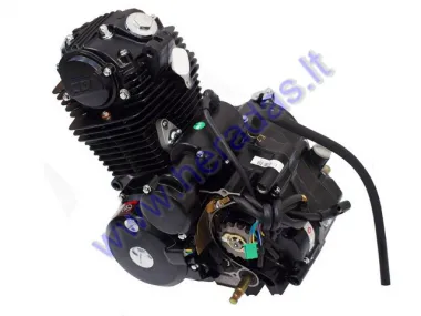 Motorcycle engine 150cc  5 gears  + N air-cooled, electric starter. Manufacturer SHINERAY
