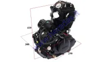 Motorcycle engine 150cc  5 gears  + N air-cooled, electric starter. Manufacturer SHINERAY