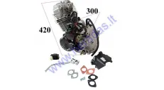 Four stroke engine for motorcycle 250cc 5 gear air cooled 169FMM Zuumav