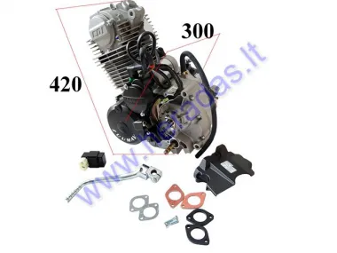 Four stroke engine for motorcycle 250cc 5 gear air cooled 169FMM Zuumav