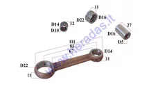 Crankshaft kit for motorcycle 50cc