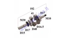 Crankshaft for 50cc motorized bicycle 4-stroke engine