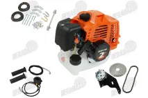 Motorinio dviračio benzininis dvitaktis variklis 2T 52cc komplektas