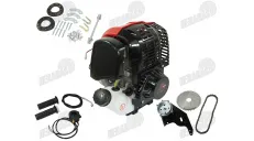 Motorinio dviračio benzininis keturtaktis variklis 4T 36cc komplektas tvirtinamas ant galinio rato