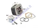 Cylinder+piston set for 80cc motorized bicycle D47