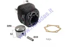 CYLINDER+PISTON SET FOR 100CC MOTORIZED BICYCLE D50