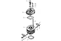 Motorized bicycle cylinder parts 50-80cc