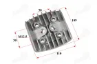Cylinder head for 100cc motorized bicycle 2T 2 spark plug engine