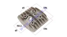 Cylinder head formotorcycle 80cc 2T 2 spark plug engine