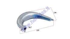 Motorized bicycle muffler (exhaust)