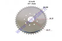 Rear sprocket for motorized bicycle 44 teeth