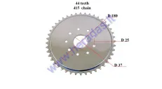 Rear sprocket for motorized bicycle 44 teeth