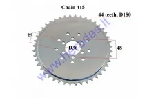 REAR SPROCKET FOR MOTORIZED BICYCLE 44 TEETH