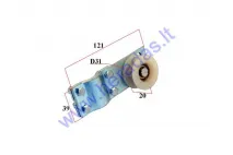 Chain tensioner for motorized bicycle