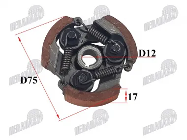 Centrifugal clutch for motorized bicycle 4T 53cc engine 144F-1