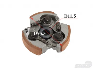Motorcycle centrifugal clutch for four-stroke 4T 50cc engines