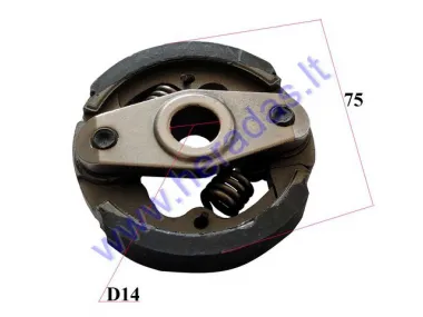 Centrifugal clutch for 4-stroke motorized bicycle engines 50cc