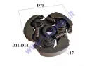 CENTRIFUGAL CLUTCH FOR 4-STROKE MOTORIZED BICYCLE ENGINES 50cc 4T