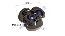 CENTRIFUGAL CLUTCH FOR 4-STROKE MOTORIZED BICYCLE ENGINES 50cc