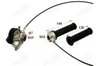 Carburetor for motorized bicycle 50cc 80cc with knobs