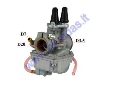 Carburetor for motorized bicycle