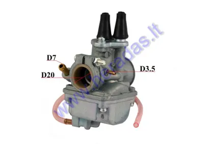 Carburetor for motorized bicycle