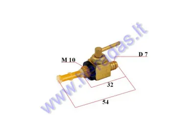 Fuel tap (petcock) for motorized bicycle