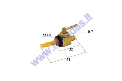 Fuel tap (petcock) for motorized bicycle