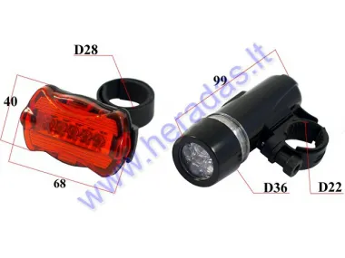 LED HEADLIGHT FOR MOTORIZED BICYCLE