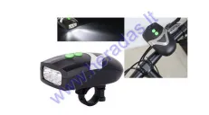 LED headlight for motorized bicycle