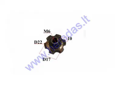 CLUTCH COVER NUT FOR MOTORIZED BICYCLE two stroke 50-80CC ENGINE (USE TOGETHER WITH CBF50151)