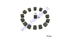 Clutch pads for 50-80cc motorized bicycle