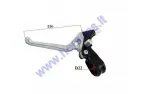 Clutch lever for motorized bicycle