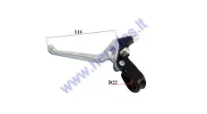 Clutch lever for motorized bicycle