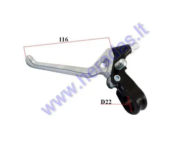 Clutch lever for motorized bicycle