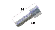Motorcycle clutch cable adjustment screw for 50/80 / 100cc two-stroke engine