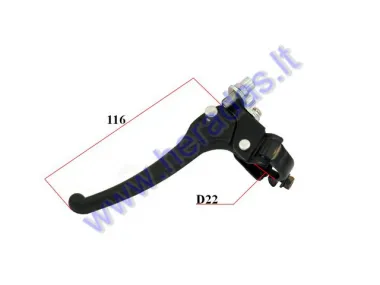 Brake lever for motorized bicycle