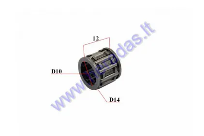 Piston pin bearing for 80cc 2-stroke motorized bicycle D47