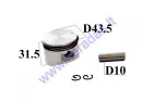 PISTON SET FOR 4-STROKE MOTORIZED BICYCLE ENGINES 50cc