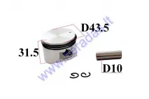 PISTON SET FOR 4-STROKE MOTORIZED BICYCLE ENGINES 50cc