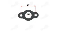 Gasket for motorized bicycle