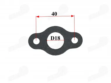 Gasket for motorized bicycle