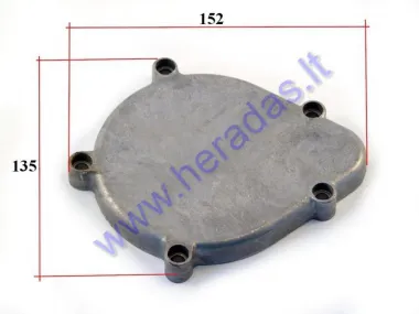 Engine cover cap for motorized bicycle